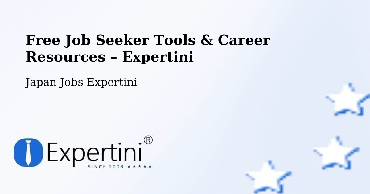 Free Job Seeker Tools & Career Resources – Gamagōri - Gamagōri, Japan Jobs Expertini
