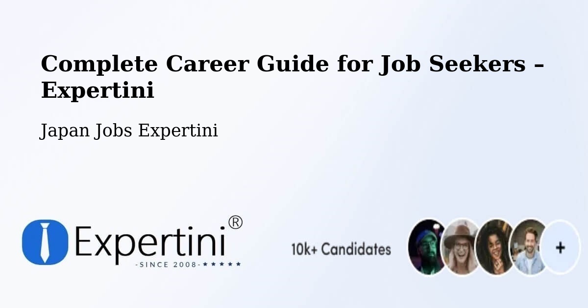 Career Guide for Job Seekers – Gamagōri - Gamagōri, Japan Jobs Expertini