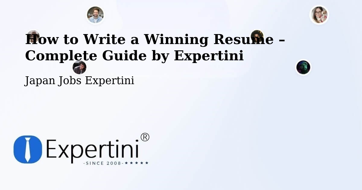 Resume Writing Guide for Job Seekers – Gamagōri - Gamagōri, Japan Jobs Expertini