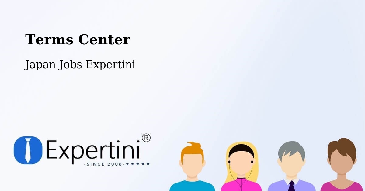 Terms of Service – Gamagōri - Japan Jobs Expertini